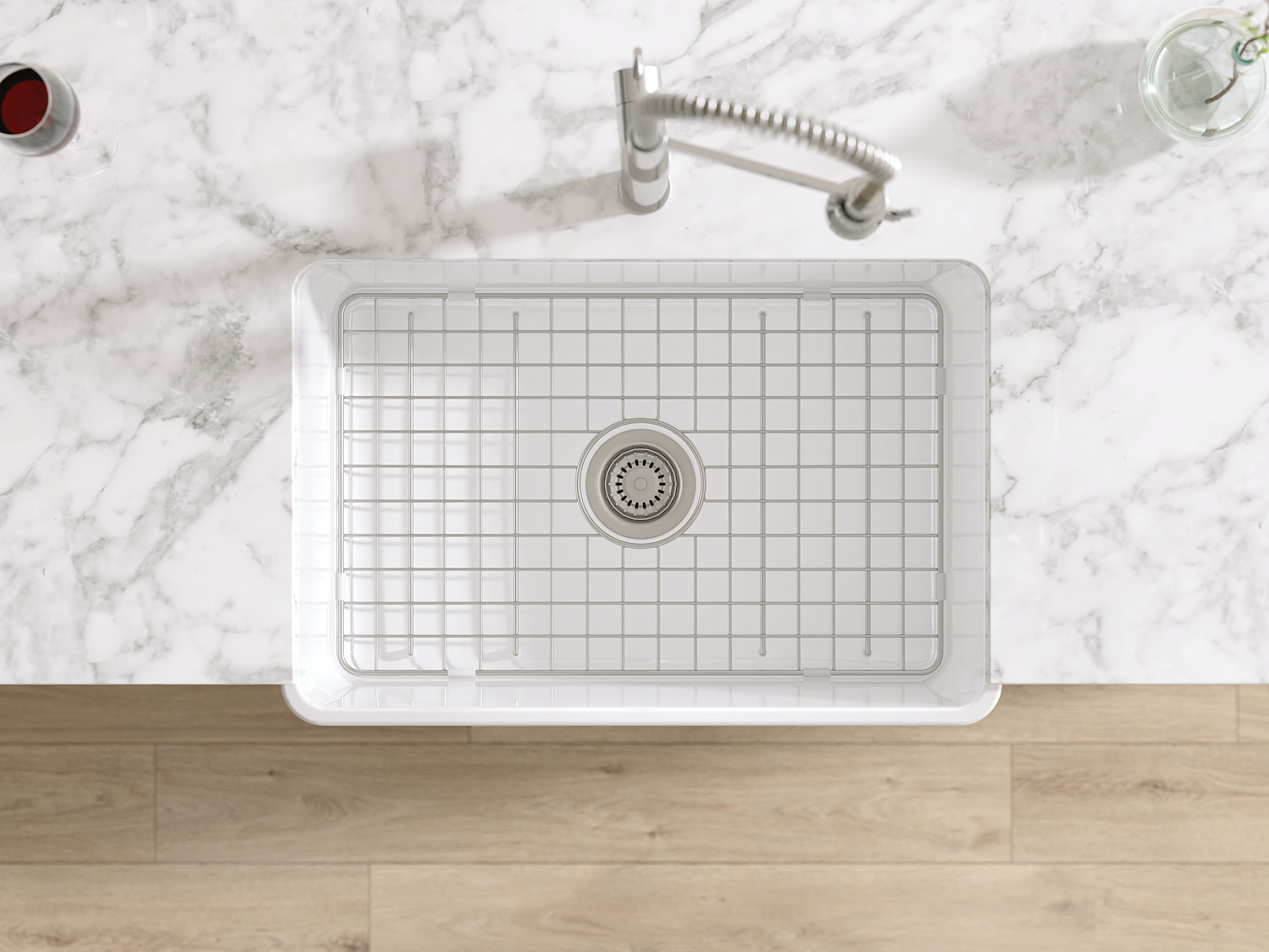 Latoscana SSG-LTW2718 stainless steel sink grid