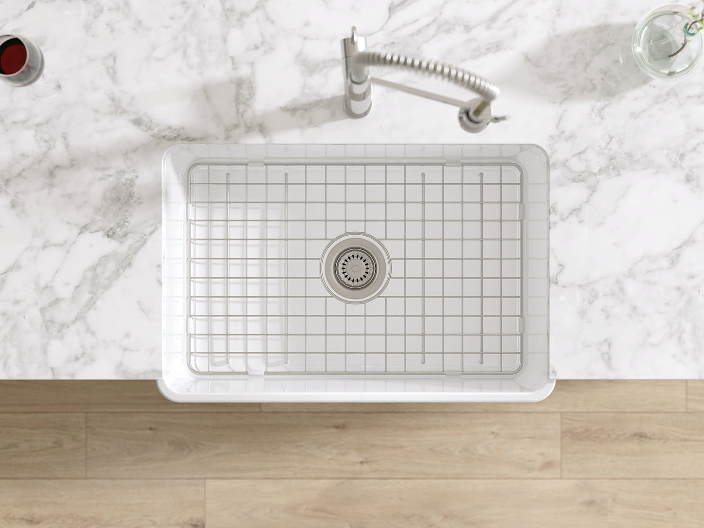 Latoscana SSG-LTW2718 stainless steel sink grid