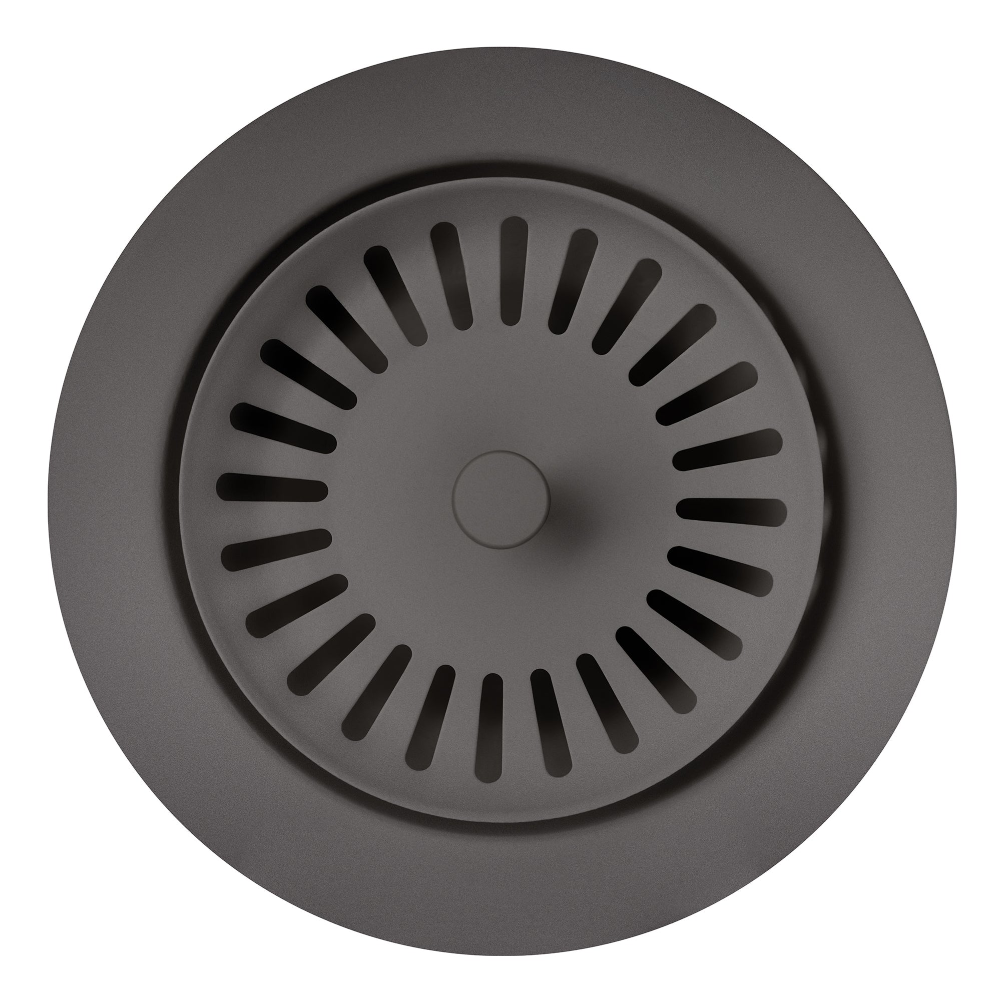 Color-Coordinated Metal Basket Strainer - Anthracite, a sleek and functional kitchen accessory that prevents clogs.