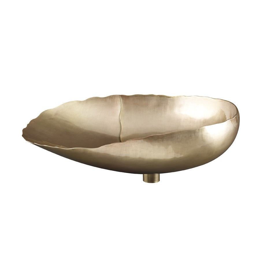 Thompson Vallarta 20" Antique Satin Gold Half-Shell Bathroom Sink - BSV-1915ASG