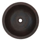 Thompson Manzanillo 16" Hammered Aged Copper Round Bathroom Sink - NPCS-BC - view 3