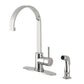 Kingston Brass LS8713DLSP Concord Kitchen Faucet with Side Sprayer