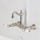 Kingston KS2443BPL Bel-Air Two-Handle Wall Mount Bridge Kitchen Faucet, Antique Brass