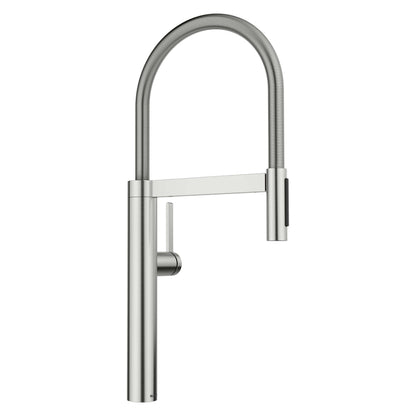 BLANCO Culina II Semi-Pro Pull-Down Dual-Spray Kitchen Faucet in polished chrome finish
