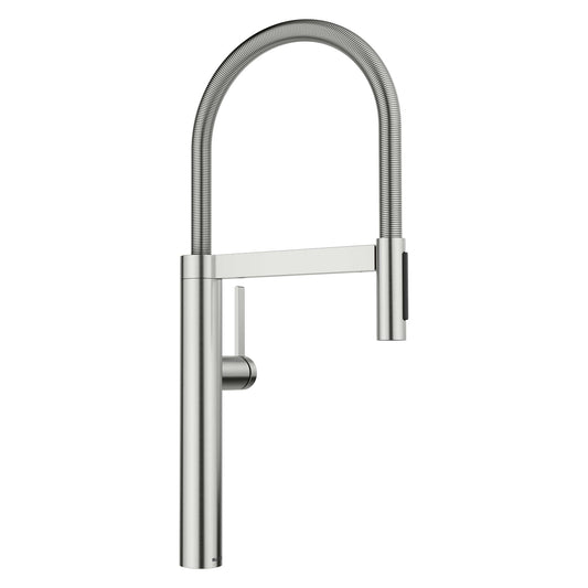 BLANCO Culina II Semi-Pro Pull-Down Dual-Spray Kitchen Faucet in polished chrome finish