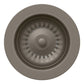 Color-Coordinated Metal Disposal Flange - Anthracite