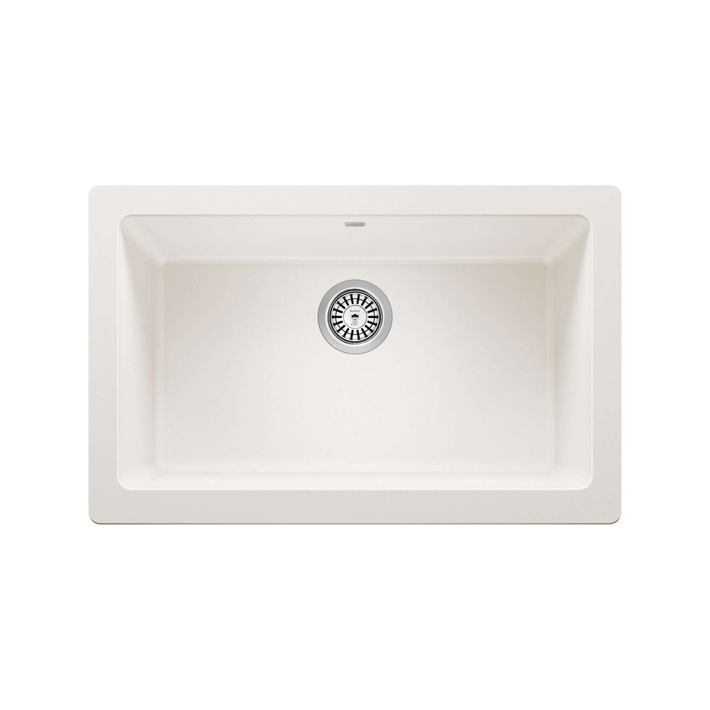BLANCO VINTERA 30" SILGRANIT Single Bowl Farmhouse Sink with a sleek white finish and modern design.