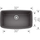 BLANCO Valea SILGRANIT 32" Super Single Undermount Kitchen Sink