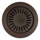 Color-Coordinated Metal Disposal Flange - Anthracite