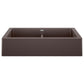 BLANCO VINTERA 33" SILGRANIT Double Bowl Farmhouse Sink