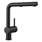 BLANCO Linus Low Arc Pull-Out Dual-Spray Kitchen Faucet - Anthracite