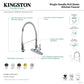 Gourmetier GSY8887DL Concord Single-Handle Deck-Mount Pre-Rinse Kitchen Faucet, Brushed Brass installation guide