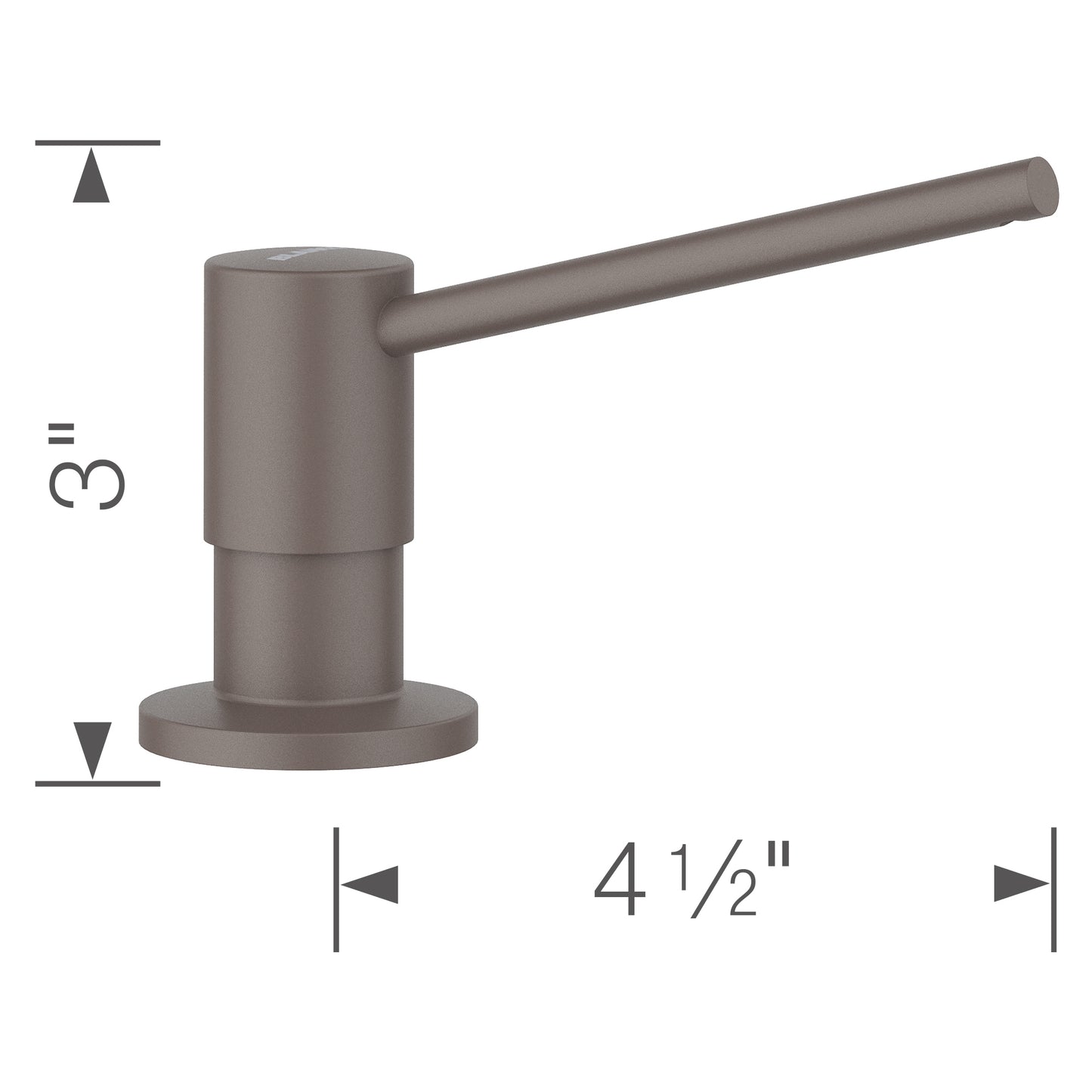 Torre Soap Dispenser - Anthracite