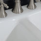 KINGSTON Brass Gourmetier 33" Cast Iron Double Bowl Drop-In Kitchen Sink - White