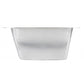Hand-hammered nickel finish on the Thompson Tamayo square bar sink, 1S-BRN