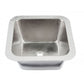 Thompson Tamayo square bar and prep sink with 7 1/2 inch deep bowl, 1S-BRN