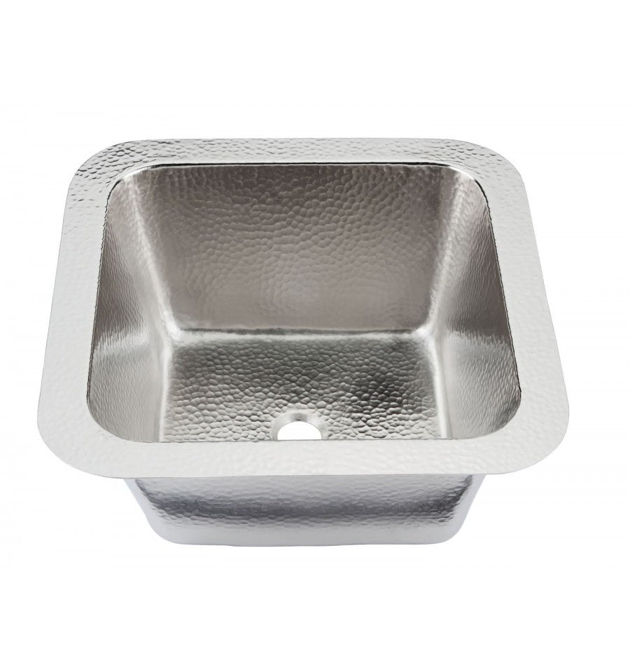Thompson Tamayo square bar and prep sink with 7 1/2 inch deep bowl, 1S-BRN