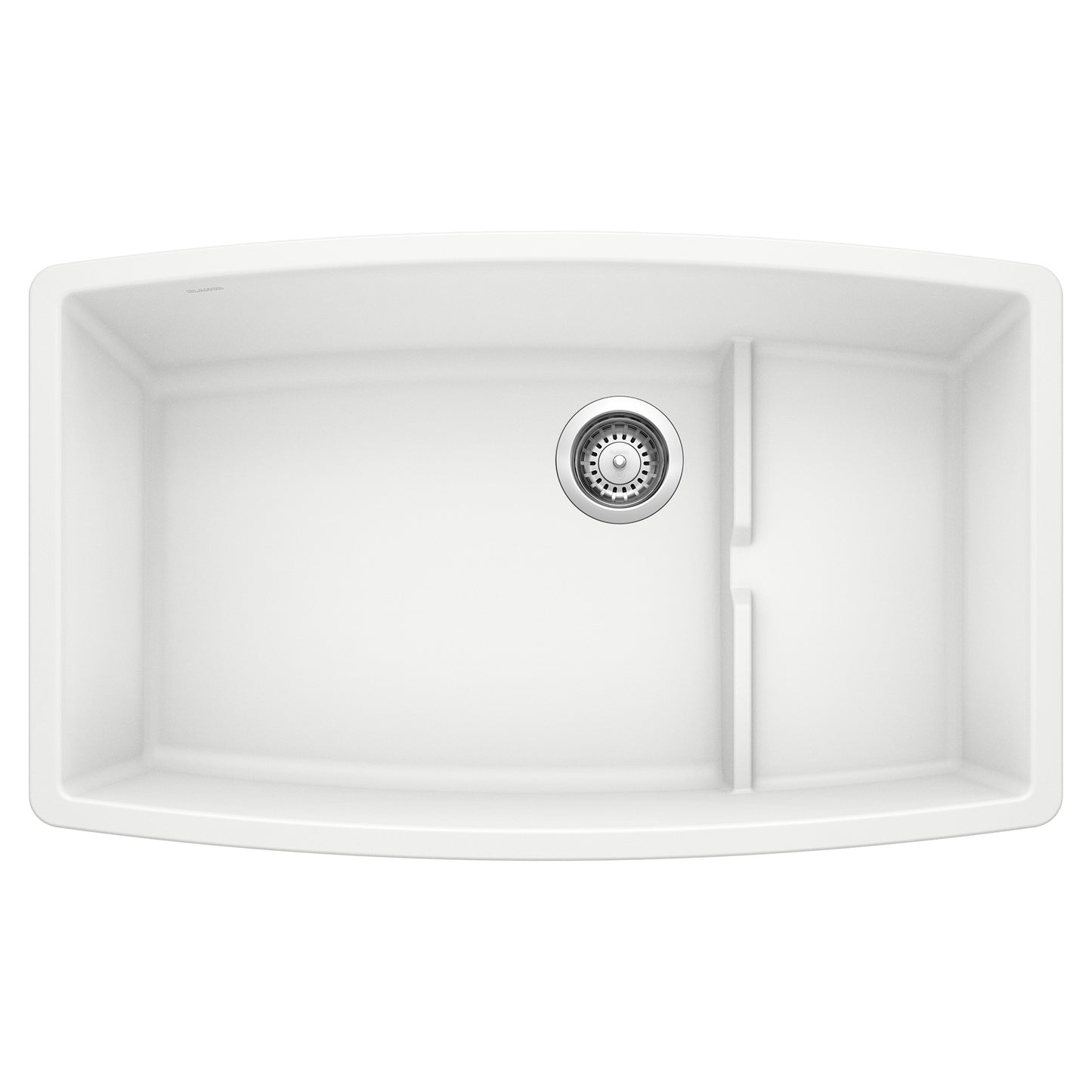 BLANCO Performa Cascade SILGRANIT 32" Single Bowl Undermount Kitchen Sink with Colander