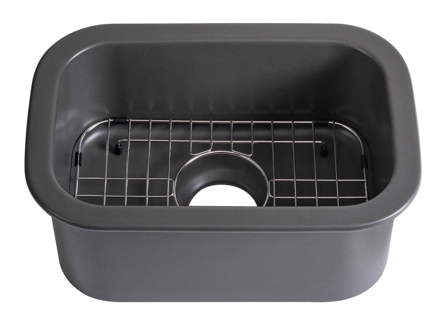 Alfi 13" x 19" Dual Mount Fireclay Prep Sink - ABF1319UD