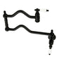 Kingston Brass KS2107PL Heritage Wall Mount Pot Filler Faucet, Brushed Brass in Matte Black finish with swing arms.