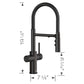 BLANCO Catris Flexo Filter-Ready Semi-Pro Pull-Down Dual-Spray Kitchen Faucet