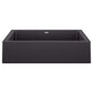 BLANCO VINTERA 30" SILGRANIT Single Bowl Farmhouse Sink in Anthracite, featuring contemporary farmhouse design.