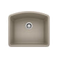 BLANCO Diamond SILGRANIT 24" Single Bowl Undermount Kitchen Sink