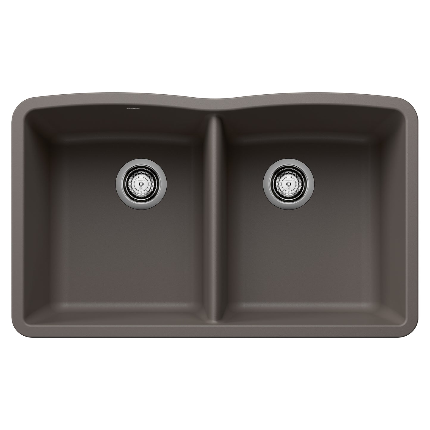 BLANCO Diamond SILGRANIT 32" 50/50 Double Bowl Undermount Kitchen Sink