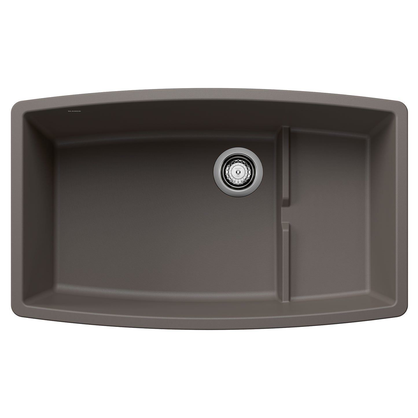 BLANCO Performa Cascade SILGRANIT 32" Single Bowl Undermount Kitchen Sink with Colander