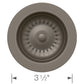 Color-Coordinated Metal Disposal Flange - Anthracite
