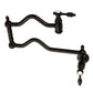 Kingston Brass KS2107TAL Tudor Wall Mount Pot Filler Faucet, Brushed Brass in Oil Rubbed Bronze finish.