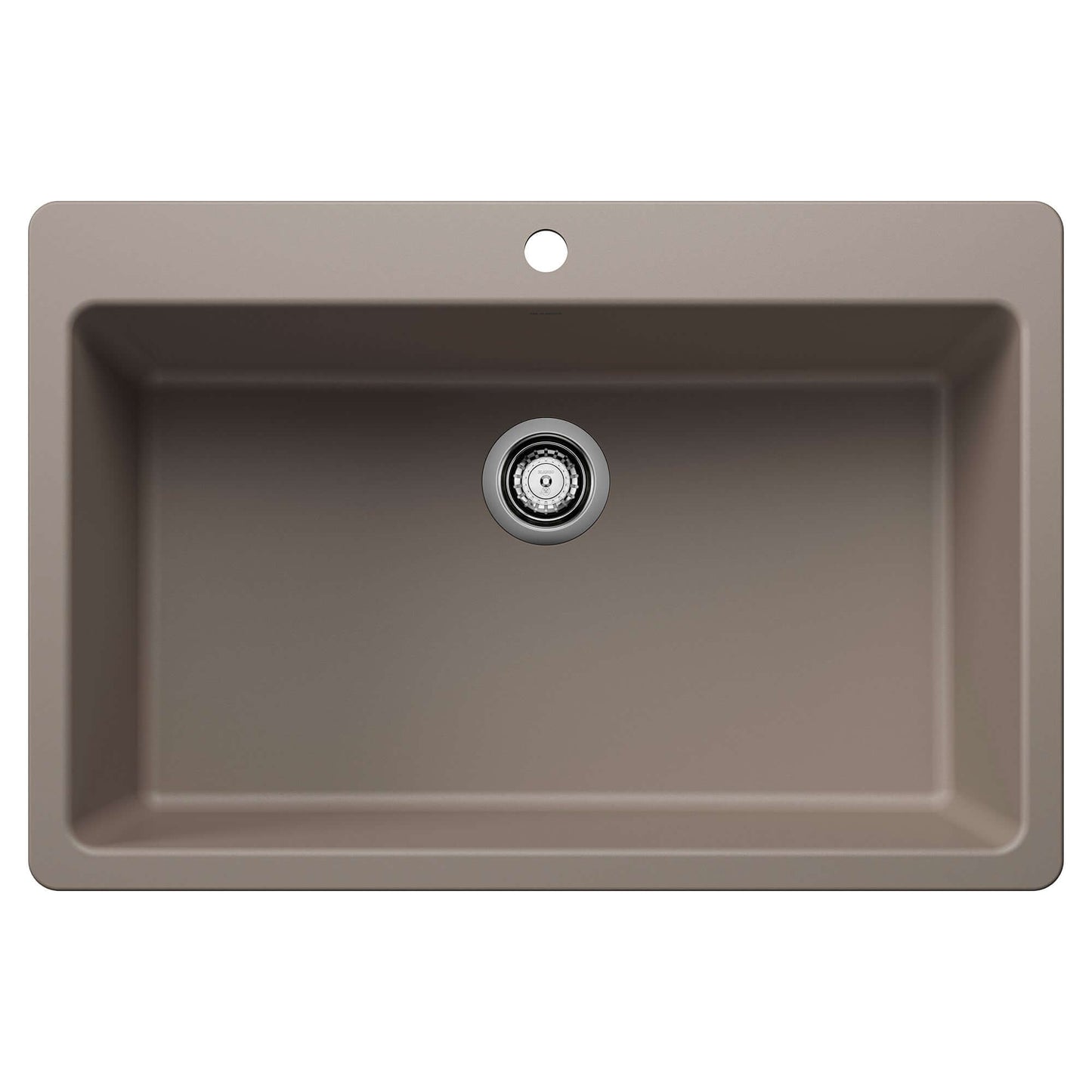 BLANCO Liven SILGRANIT 33" Super Single Dual Mount Kitchen Sink