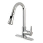 Kingston Brass LS8723CTL Continental Pull-Down Kitchen Faucet