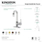 Kingston Brass LS8613CTL Continental Single-Handle Bar Faucet