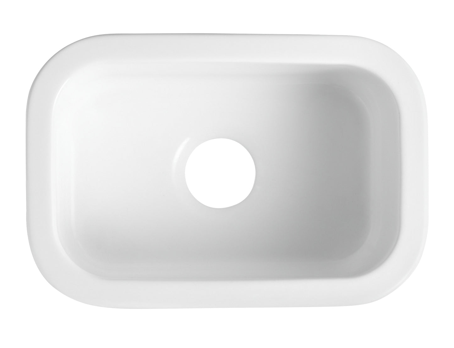 Alfi 13" x 19" Dual Mount Fireclay Prep Sink - ABF1319UD