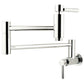 Kingston Brass KS8103DL Concord Wall Mount Pot Filler Faucet, Antique Brass in polished chrome finish
