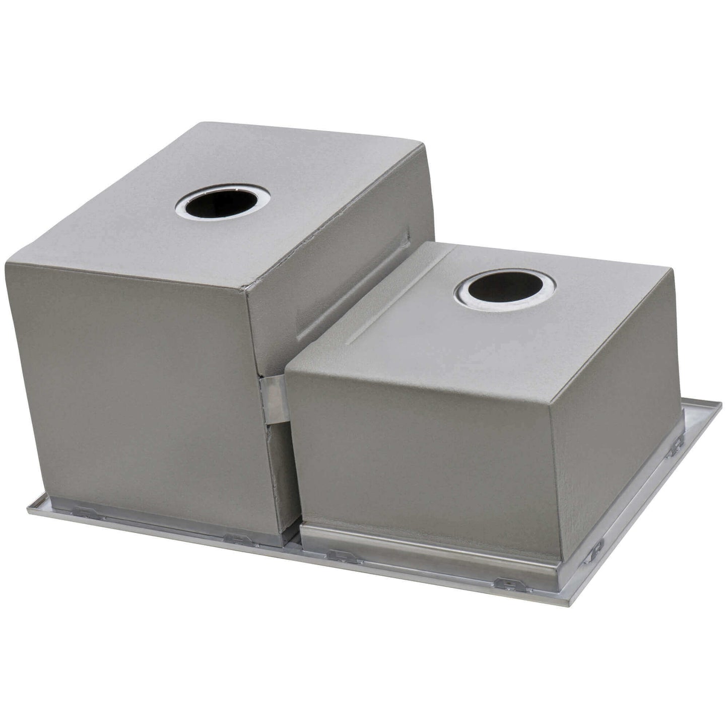 Ruvati Insulated Ice Chest and Outdoor Sink - Uninstalled, View From Underneath Sink