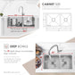 Stylish S-322XG 33" Undermount 60/40 Double Bowl Kitchen Sink
