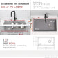 Stylish 32" Composite Granite Workstation Kitchen Sink