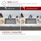 Stylish 32" Composite Granite Workstation Kitchen Sink
