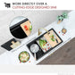 Stylish 32" Composite Granite Workstation Kitchen Sink