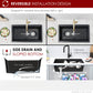Stylish 32" Composite Granite Workstation Kitchen Sink