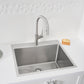 BLANCO Quatrus R15 25" Single Bowl Dual Mount Stainless Steel Laundry Sink