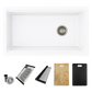 Stylish 32" Composite Granite Workstation Kitchen Sink