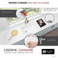 Stylish 32" Composite Granite Workstation Kitchen Sink