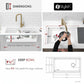 Stylish 32" Composite Granite Workstation Kitchen Sink