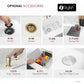 Stylish 32" Composite Granite Workstation Kitchen Sink