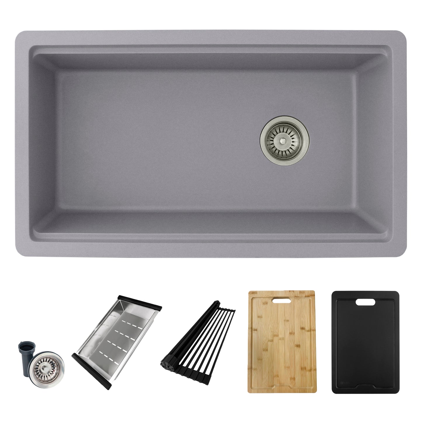 Stylish 32" Composite Granite Workstation Kitchen Sink