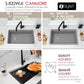 Stylish 32" Composite Granite Workstation Kitchen Sink