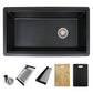 Stylish 32" Composite Granite Workstation Kitchen Sink